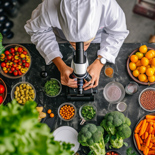 Análisis de alimentos para curso online especializado
